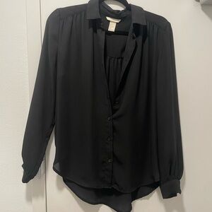 Elegant Black Women's Blouse